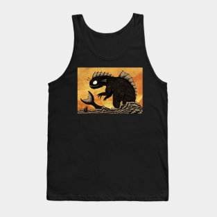 Sea Monster & Boat Tank Top